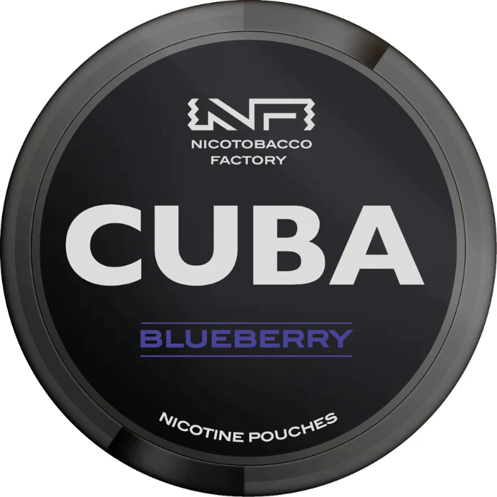 Blueberry Nicotine Pouches by Cuba Black 43mg | Pack of 25